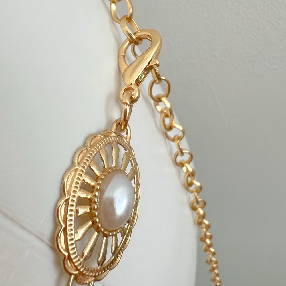 Vintage Style Layered Gold Chain Belt Dress Sweater Belt Womens Accessories - Picture 13 of 13